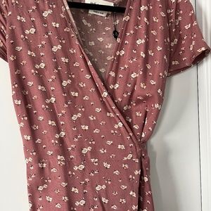 Spring Midi wrap dress